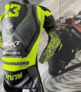 Traje de Motociclismo de Cuero, Traje de Motociclismo de Cuero Grueso Hecho en Pakistán, Ropa de Motociclismo, Traje de Carreras, Calidad Premium Kangaroo - Product Image 5