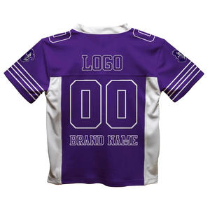 Usine personnalisé homme recadrée surdimensionné Vintage Streetwear sport rétro américain maille maillot football football maillot pour hommes - Product Image 2