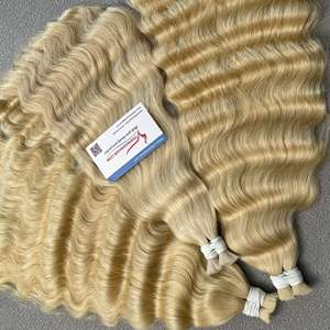 8-10 pulgadas 100% Extensiones de cabello humano virgen Remy camboyano vietnamita Venta flash Cabello a granel listo para enviar - Product Image 3