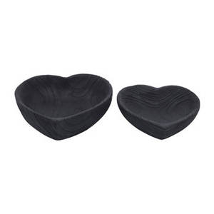 Excellent Quality Black Wooden Bowl Set of 2 High Quality WOoden Bowl for Home Decoration Wholesale Exporter Worldwide - Product Image 6