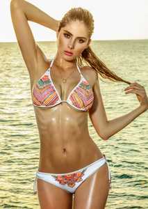 Bikini de luxe de marque célèbre pour femme, maillot de bain d'été deux pièces, ensemble sexy triangle, vêtements de bain pour femmes - Product Image 3