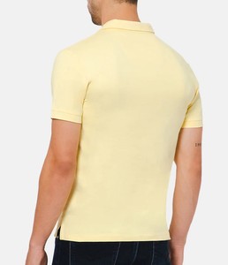 Camiseta de cuello Polo personalizada de alta calidad para hombre, uniforme de negocios de Golf de Color sólido con patrón impreso de Spandex ODM 5% - Product Image 4