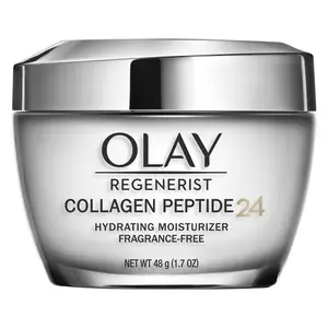 Olay rigenerista collagene Peptide 24 crema idratante per il viso, tutte le linee sottili della pelle e rughe, senza profumo, 1.7 oz