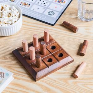 Jeu de dominos double six en bois, fabriqué en Inde, artisanal, jouets promotionnels - Product Image 6