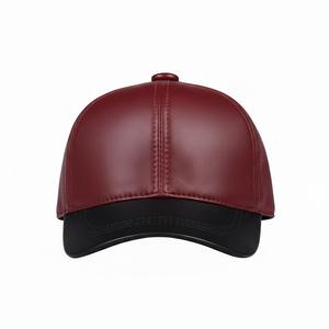 Casquette de baseball en cuir véritable de haute qualité pour hommes et femmes, chapeau en cuir de vache marron, snapback réglable, automne hiver, chapeaux à visière en cuir véritable - Product Image 3