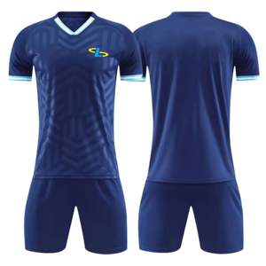 Uniforme de Fútbol de Manga Corta con Cintura Elástica Alta para Hombre, Secado Rápido, Transpirable, con Nombre y Número del Equipo Personalizados, Ropa de Entrenamiento - Product Image 1