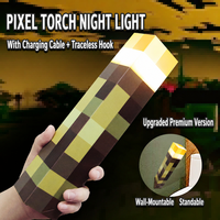 Lampe de nuit LED MSBN Pixel Torch, jouet périphérique de jeu, modèle de décoration ambiante