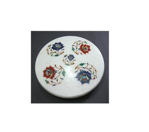 Rodillo de mármol moderno con diseño de flores y hojas impresas, para cocina, uso de pastelería y horneado, tablero rodante de mármol y pin - Product Image 5