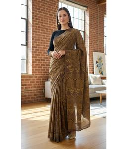 Meilleures ventes de saris pour femmes, mode ethnique intemporelle, créés avec soin pour offrir un ajustement confortable et un style visuel riche - Product Image 3