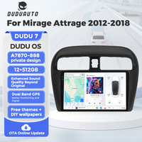 MEKEDE Android Voiture Multimédia Voiture Stéréo AutoRadio DUDU GPS Navigation Car-play Head Unit ForMitsubishi Mirage Attrage 2012-2018