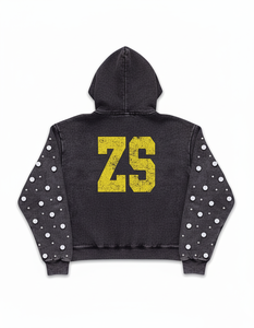 Premium 380 GSM polaire fermeture éclair sweat à capuche épais vêtements d'hiver doux coton brossé logo bouffant personnalisé avec dot design basics hoodies - Product Image 2