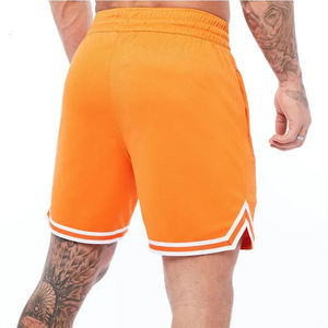 OEM <b>Mens</b> Basketball <b>Shorts</b> Custom Logo Embroidery Breathable Mesh Design Casual Mid 100% Polyester Anti-Wrinkle Print - Product Image 2
