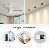 Interrupteur tactile intelligent WiFi Tuya de type 86 avec mesure de puissance, contrôleur de vitesse de ventilateur de plafond, compatible avec Alexa et Google Home