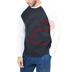 Chemise en coton à manches longues pour homme grande taille à usage extérieur Séchage rapide et respirant avec motif solide - Product Image 1