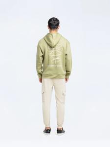 Sweat à capuche surdimensionné pour homme 100% coton Impression numérique Impression personnalisée Polaire doux Manches évasées Écologique Vêtement chaud d'hiver Mode - Product Image 3