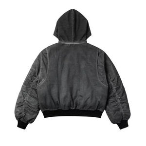 เสื้อฮู้ดผ้าฟลีซสำหรับผู้ชายไซส์ใหญ่พิเศษเสื้อฮู้ดแบบสวมหัวมี100% คอตตอนพิมพ์โลโก้แบรนด์ของคุณได้ตามต้องการ - Product Image 5