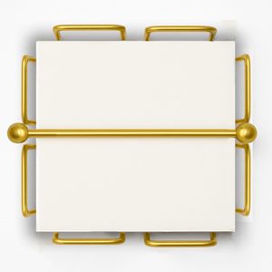 Porte-serviettes, support pour papier mouchoir, distributeur de mouchoirs en métal, pour la maison, la table à manger, la cuisine, la salle de bain, le bureau - Product Image 6