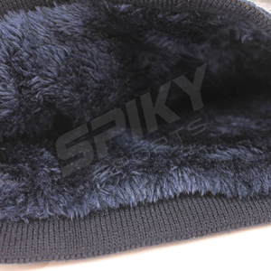 Gorros de invierno gruesos unisex, sombreros de punto suaves y acogedores con diseño de puños, sombreros cálidos para exteriores al por mayor - Product Image 2