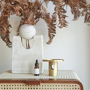 Brûleur à huile or en laiton cristal diffuse brûleur à huile essentielle décoratif brûleur à cire d'encens utilisation pour la maison SPA aromathérapie - Product Image 6