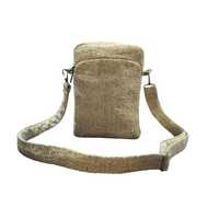 Sac à bandoulière en chanvre durable unisexe fait à la main Durable Eco matériaux organiques Simple Lady multi-usages Portable voyage