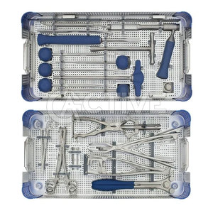 Ensemble de chirurgie osseuse professionnelle avec porte-aiguille et ensemble orthopédique d'instruments de réduction - Product Image 1