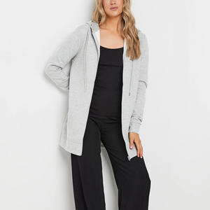 Pull à capuche surdimensionné pour femmes fournisseur OEM personnalisé avec étiquette privée vêtements de sport en coton polaire style décontracté à la palangre pour l'hiver - Product Image 2