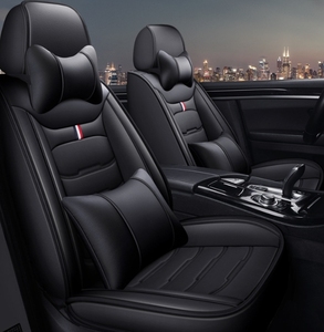 Sarung Jok Mobil Kulit Universal untuk Mobil 5 Kursi, Set Lengkap Pelindung Interior Mobil - Product Image 1