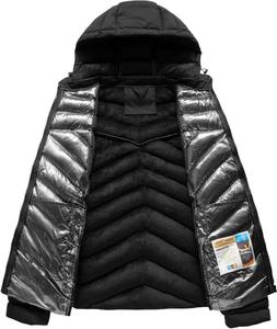 Venta al por mayor de los hombres de invierno Parka chaquetas transpirable con capucha de diseño personalizado a prueba de viento de poliéster de estilo de la calle - Product Image 1