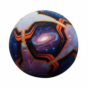 Ballon de football thermocollé et cousu à la machine, 12 panneaux, haute qualité, dernières conceptions, taille 5, vessie en caoutchouc pliable, sac en filet - Product Image 4