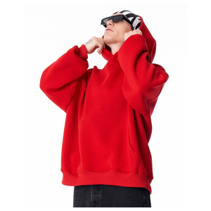 Fabrication de sweats à capuche en coton 100% à épaules tombantes pull-over avec broderie personnalisée sweats à capuche vierges à épaules tombantes pour hommes - Product Image 5