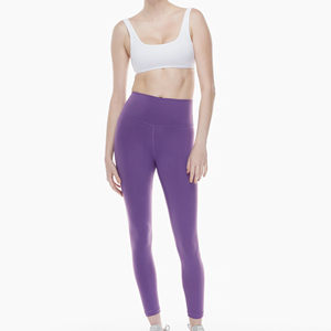 Ensemble de vêtements de sport pour femmes de haute qualité, respirant, écologique, à séchage rapide, 2 pièces, leggings de yoga, taille élastique - Product Image 1