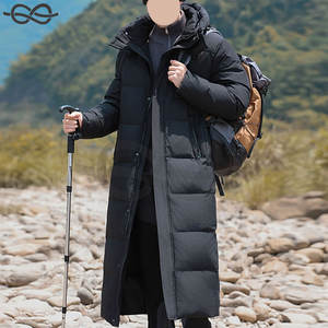 เสื้อแจ็กเก็ตขนเป็ดมีฮู้ดสำหรับผู้ชาย, เสื้อโค้ทกันหนาวบุหนาเสื้อโค้ทตัวนอกให้ความอบอุ่นและมีสไตล์ - Product Image 3