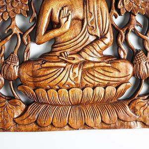 Wood Craft Art Carving Large Panels <b>Hand</b> Carved <b>Wooden</b> Wall Arts Religions Theme Customization Acceptable - Product Image 5