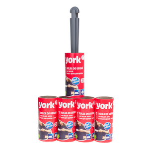 AG66 <b>Sticky</b> <b>Roller</b> <b>for</b> Cleaning <b>Clothes</b> Furniture Dust Nets 5 Cartridges Paper Material PET Hair Remover - Product Image 3