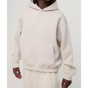 Sweat-shirt à capuche en molleton de coton respirant pour homme, personnalisé avec logo, haute qualité, brodé, uni, collection hiver 2026 - Product Image 4