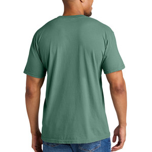 เสื้อยืดแขนสั้นสำหรับผู้ชายเสื้อยืดฟิตเนสสีล้วนสำหรับฤดูร้อน - Product Image 4