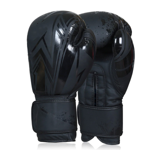 Guantes de boxeo con estampado de logotipo personalizado de alta calidad superventas, calidad premium con cuero PU, servicio OEM recién llegado - Product Image 5