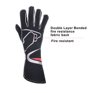 Gants de karting respirants et amicaux Gants de course de karting coupe-vent doux pour gants de course Sim - Product Image 5