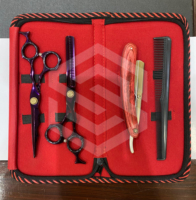 Kit de coupe de cheveux professionnel SUNSTAR IMPEX, acier inoxydable de haute qualité, taille et couleur personnalisables, outil durable avec logo OEM