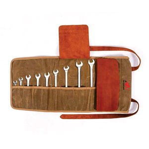 Multi-Function Custom Travel Tool Pouch Heavy Duty Leather Canvass <b>Roll</b> <b>Bag</b> <b>Roll</b> Tool Pouch Fashion Style With Stylish Design - Product Image 3