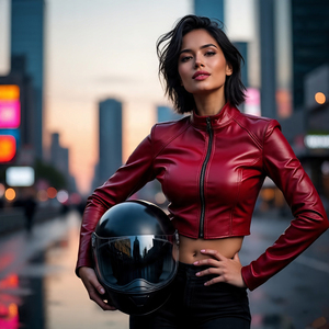 เสื้อสไตล์สตรีทแวร์มีตัวอักษรสำหรับผู้หญิงผ้าคอตตอนแท้แบบถักสำหรับฤดูใบไม้ร่วงฤดูหนาวแฟชั่นใหม่สหรัฐอเมริกา - Product Image 6