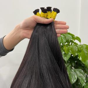 Cabello natural negro 100% Vietnamita Extensiones naturales rectas a granel de lujo a precio mayorista Listo para enviar - Product Image 6