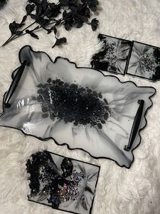 Bandeja de Servicio Personalizable de Resina Epoxi Hecha a Mano de un Solo Nivel, Elementos Esenciales de Cocina Únicos, Decoración para el Hogar, Restaurante y Hotel - Product Image 3