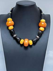 Collier de conception religieuse chrétienne perles de résine de couleur naturelles pour les fiançailles de mariage fêtes de noël vêtements de bureau anniversaires - Product Image 5