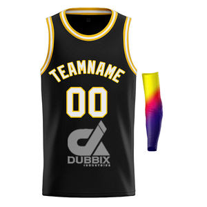 Maillots de basket-ball sans manches personnalisés avec impression par sublimation, respirants, à séchage rapide, antibactériens, pour adultes, vêtements d'équipe - Product Image 4