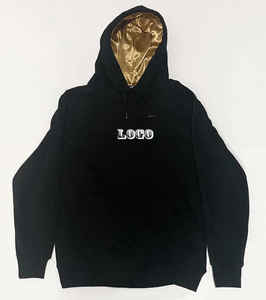 เสื้อฮู้ดดี้ผู้หญิงคุณภาพสูง พิมพ์ลายโลโก้ตามสั่ง ทรงโอเวอร์ไซส์ ผ้าฝรั่งเศสเทอร์รี่คอตตอน บุผ้าไหม ไซส์พลัส ซับในผ้าซาติน - Product Image 6