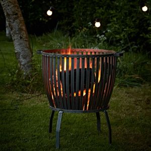 Premium Metal Fire Pit Bowl for Outdoor Patio Heating, Heavy-Duty Steel Bonfire Pit with Custom Logo, Personalized Design Option - Product Image 4