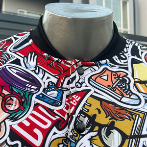 Wholesale Custom Logo Latest Designs Streetwear Varsity Jacket Sublimation Stylish Letterman College Baseball Jacket for Man - Product Image 4