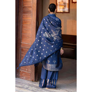 Conjunto de 3 Piezas de Chal Jacquard con Dupatta FE-52025, Elegante Accesorio para Traje - Product Image 6