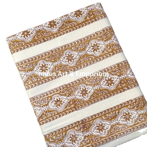 Indian Hand Block Printed Cotton <b>Table</b> <b>Cover</b> Best Quality Handmade Cotton <b>Table</b> <b>Cover</b> - Product Image 1